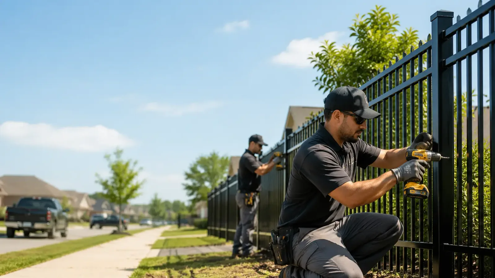 Metal Fence Installation in Yorktown, IN